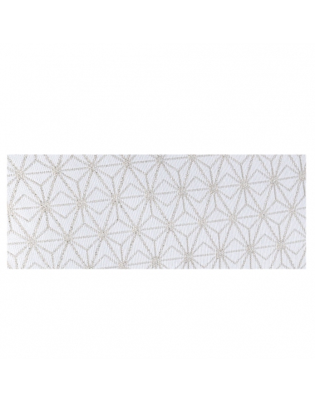 SILVER COLOR AMANDA TABLE RUNNER