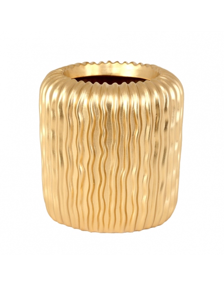 MACETERO KACTUS DORADO
