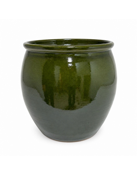 ATIRA GREEN CERVE FLOWERPOT