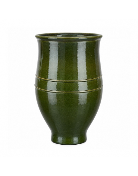 RUBY CER. GREEN PLANTER