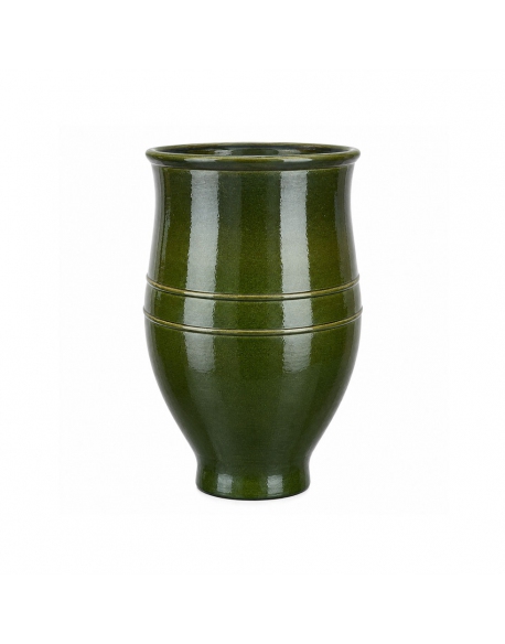 RUBY CER. GREEN PLANTER