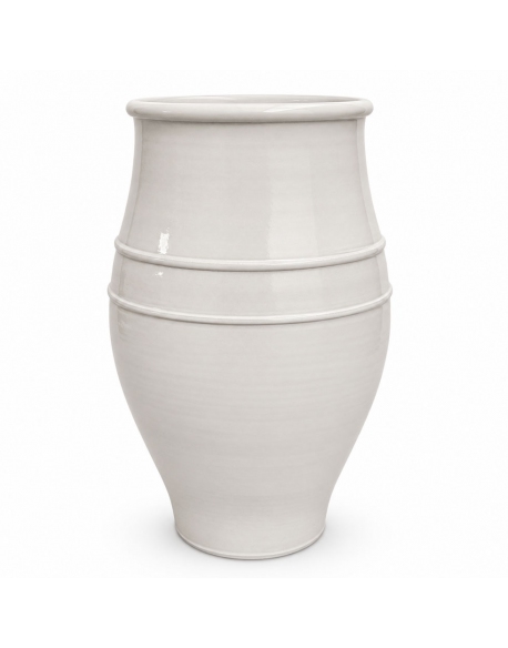 RUBY CERAMIC PLANTER. WHITE