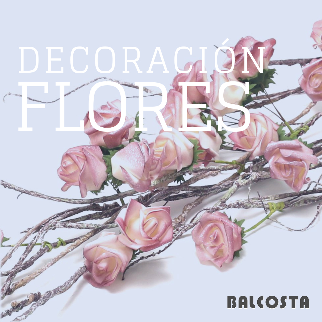 Decoración con flores