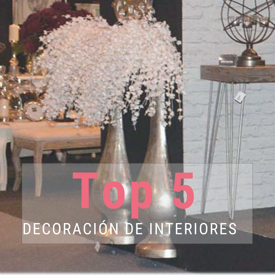 Top 5 en decoración de interiores 